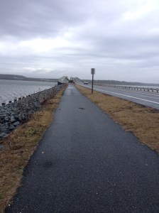 Here's the pedestrian bridge that I used for my hill work. (Vanessa Junkin photo)