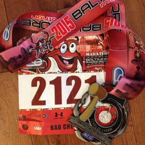 Here's my finisher medal and race bib. (Vanessa Junkin photo)