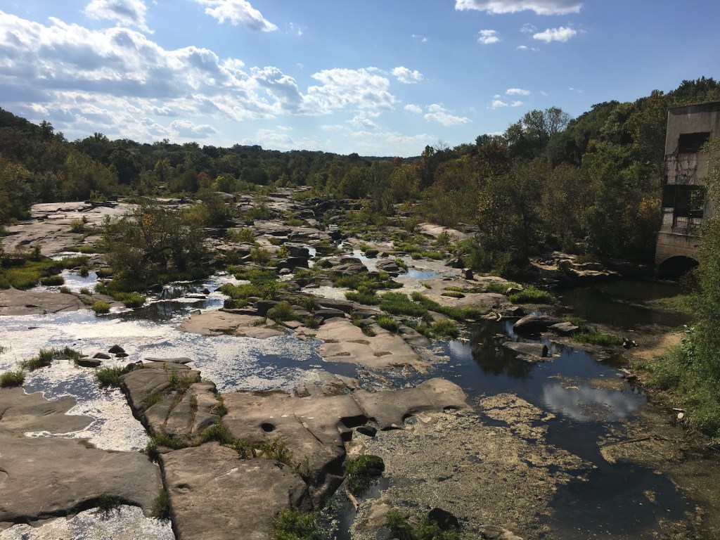 Rocky water view that can be seen from Belle Isle.