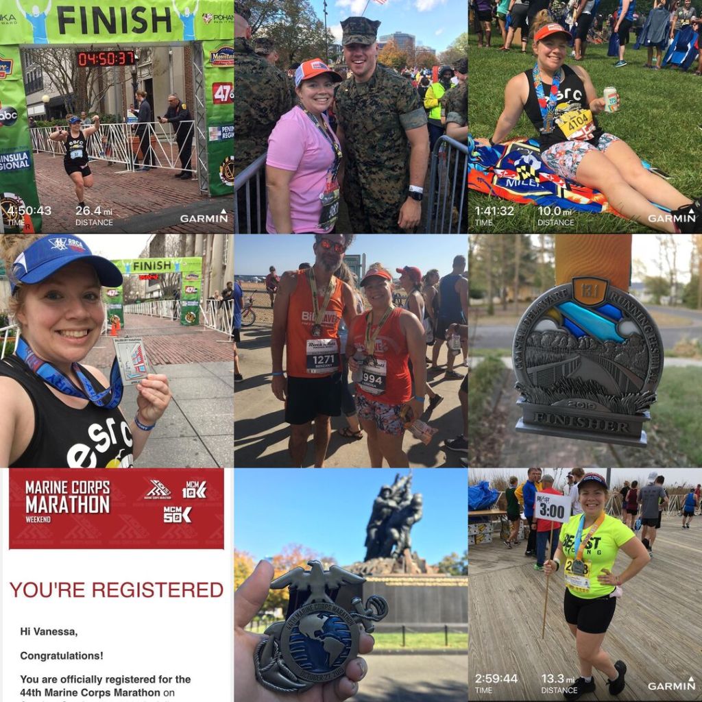 Instagram Best Nine - Collage of nine popular photos from 2019, mostly from races. 