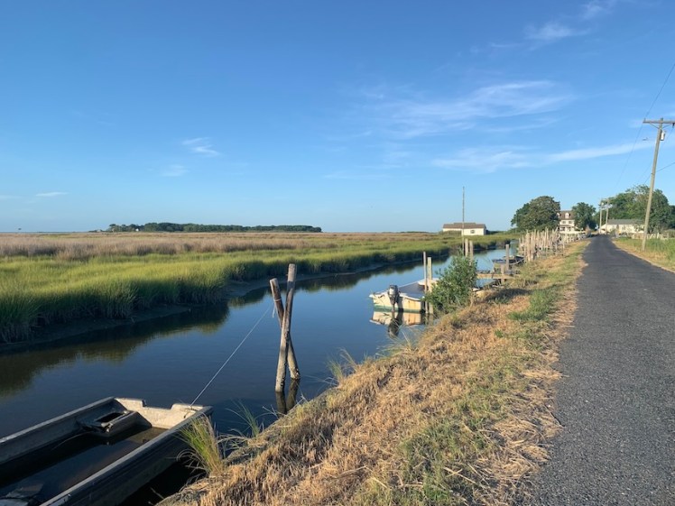 View of rural Tangier Island, Va. 