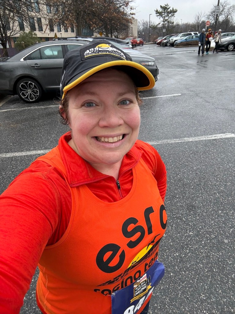 Selfie of a female runner.